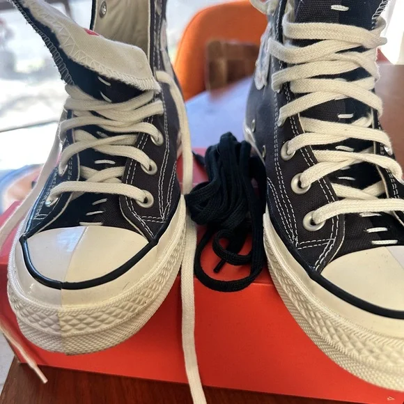 ***NEW*** Converse Chuck 70 Black High-Top Sneakers - Picture 8 of 11